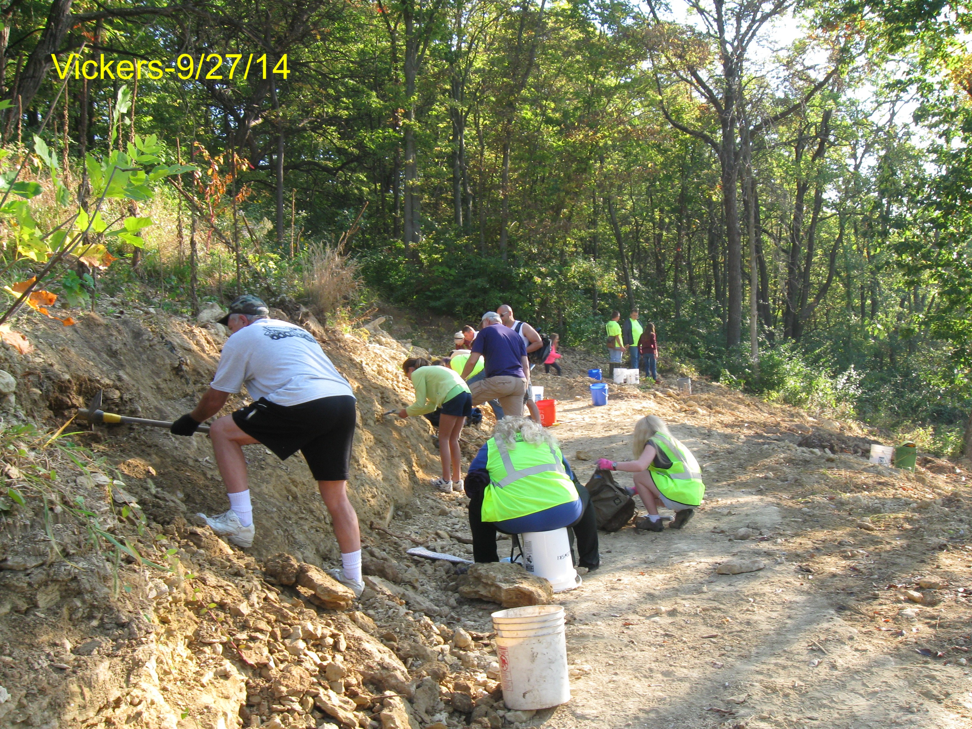 Collecting at Vickers 1